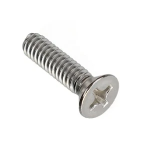 Tornillos de máquina cabeza plana 6-32 x 3/8" Phillips accionamiento acero inoxidable Qty 100 - Imagen 1 de 1