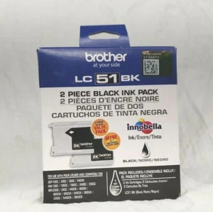 Inchiostro Brother LC512PKS, resa 500p, confezione da 2/nero BRTLC512PKS + bonus vecchio omaggio - Foto 1 di 3