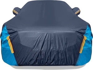 Cubierta Impermeable Para Auto Universal 196-210 Pulgadas Lona Funda De Carro US - Picture 1 of 2