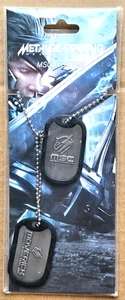 Metal Gear Solid Rising Game Dogtags Necklace MSC Maverick Revengeance Konami - Picture 1 of 3
