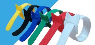 Bridas de cable de fijación reutilizables 6 pulgadas ajustables lazos de microfibra al por mayor Foto 1 de 3