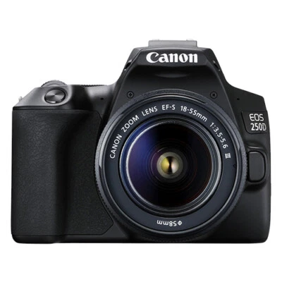Canon EOS 250D 24.2MP 4K Digital SLR Camera with 18-55mm Lens - Image 1 of 4