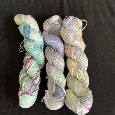 encaje algodón lino mezcla hilo hank 3* 100g (#B090) Foto 1 de 4