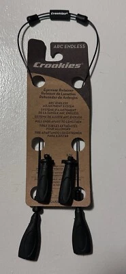 Retenedor de gafas ajustable sin fin Croakies ARC 18 pulgadas - negro Foto 1 de 3