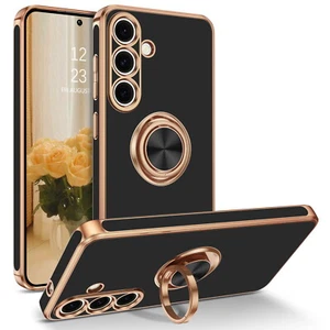 Per Samsung Galaxy S25 6,2" Custodia Antiurto Anello Supporto Slim Cover - Foto 1 di 8