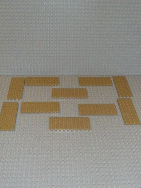 LEGO® 10x Bauplatte Platten 4x10 dark tan 3030 Star Wars Ritter Burg NEU R614 - Bild 1 von 1