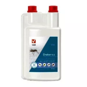 Insetticida VEBI DRAKER 10.2 1LT per Zanzare Cimici Ragni Mosche Formiche Pulci - Foto 1 di 1