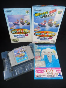 Wave Race Rumble pak Nintendo Japan 64 n64 tested authentic cartridge game boxed - Picture 1 of 24