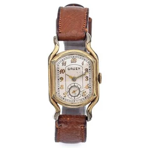 Vintage Gruen Curvex Driver’s Ristside The Varsity Wind Men's Watch - Picture 1 of 5