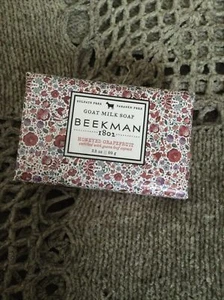 Beekman 1802 Goat Milk Bar Soap Honeyed Grapefruit 3.5 oz New - Picture 1 of 3