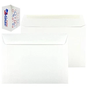 Sobre para folleto Minas de 6" x 9" (lado abierto), resistente 24 lb. Blanco, 500/caja - Imagen 1 de 5