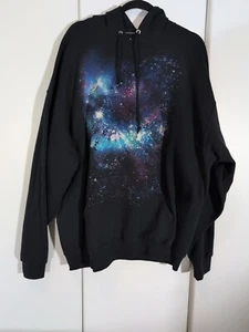 Vintage Tony Hawk Hoodie Herren XXL schwarz Sweatshirt Skateboard Galaxy Stars - Bild 1 von 6