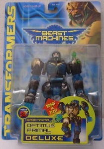 Transformers Beast Machines Deluxe Optimus Primal Standing Pose Beast Wars MOC - Picture 1 of 2