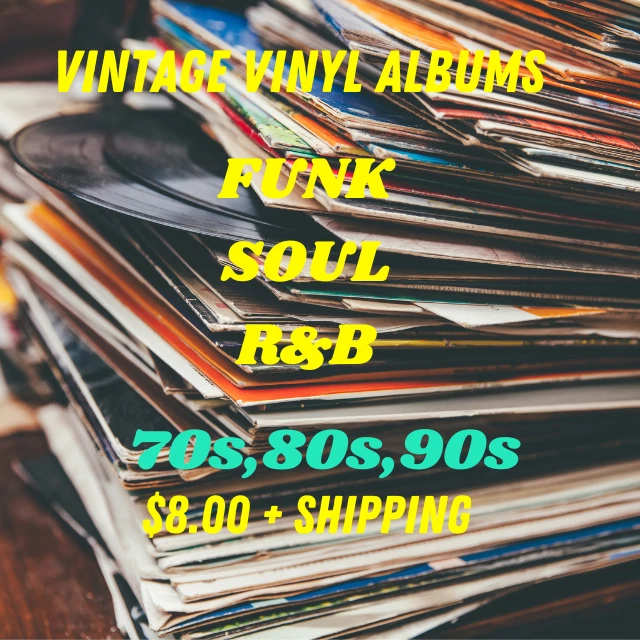 $8 Vinyl Records Pick & Choose 70s 80s Funk/Soul/ R&B #2 - Image 1 of 1