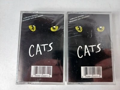 New CATS 2 Cassettes Acts 1 & 2 Complete Original Broadway Cast Recording 1983 - Image 1 of 4