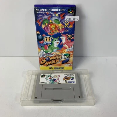 SNES Super Bomberman 3 Boxed Working NTSC-J Japan 2308-005 - Image 1 of 4
