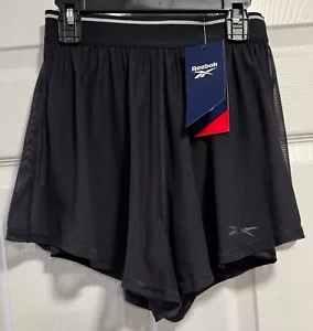 Womens Reebok -Black Team Knit Training Shorts ~ Several Sizes - Picture 1 of 5