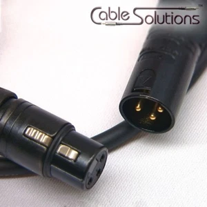 Canare L-4E6S Balanced XLR Audio Interconnect Cable 0.6m, Black - Picture 1 of 1