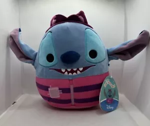 Cheshire Cat Stitch Squishmallow Disney 8" Plush Alice in Wonderland Soft Toy - Picture 1 of 6