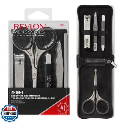 Revlon Revlon Men's Grooming Kit, 5-Piece Travel Essentials Set, Includes Nai - Image 1 of 4