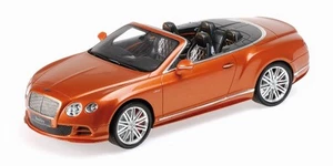 MINICHAMPS 2013 Bentley Continental GT Speed Cabrio Dark Orange LE 999pcs 1:18 - Picture 1 of 1