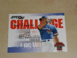 2003 Donruss Studio Big League Challenge # 50 Albert Pujols SAMPLE 1/1 - Picture 1 of 1
