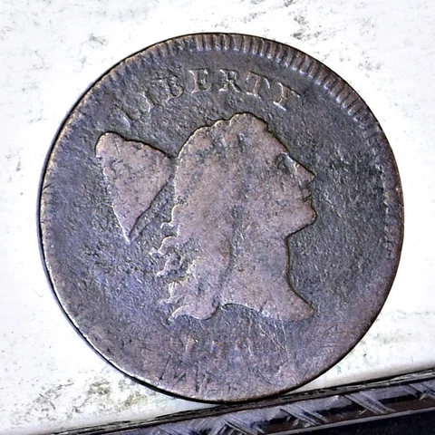 1795 Half Cent - No Pole - VG/F Details (#46111) Cover