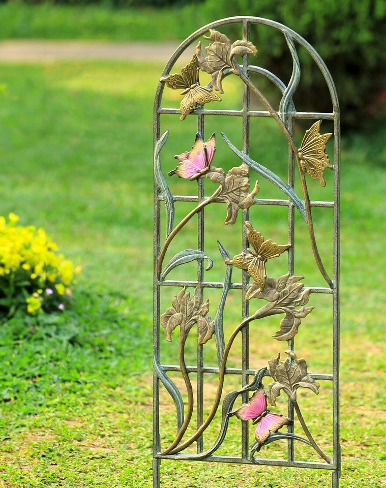Wide Beautiful Butterflies Trellis-Grden Decor-39''H - Изображение 1 из 1