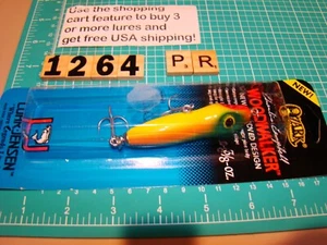 V1264 PR CHARLIE CAMPBELL OZARK MOUNTAIN WOODWALKER FISHING LURE W BOX NIB - Picture 1 of 3