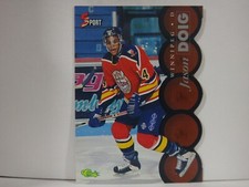 1995-96 Classic 5-Sport Silver Die-Cut #154 Jason Doig