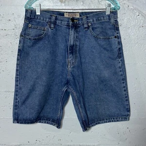 Big Mac Denim Shorts Mens 32 Med Wash Work Wear 100% Cotton 32x10 - Picture 1 of 6