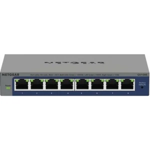 Netgear GS108E-400NAS 8 Port RJ45 Gigabit Easy Smart Managed Ethernet Switch - Picture 1 of 2