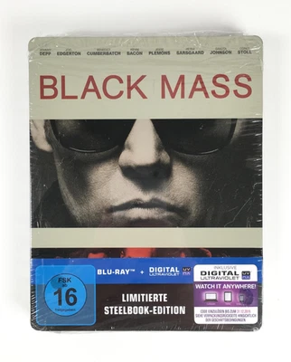 BLACK MASS | Blu-ray | Limitierte Steelbook Edition | Johnny Depp | noch foliert - Bild 1 von 4