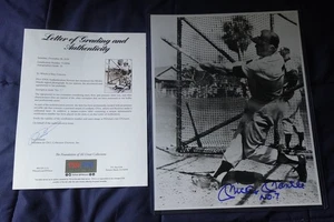 Mickey Mantle New York Yankees Baseball Autographed 11x14 HOF Photo PSA GR10 - Picture 1 of 5