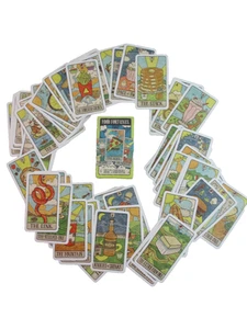 Food Fortunes 78 Card Deck by Josh Lafayette ~ Foodies Humor Tarot Divination - Picture 1 of 3