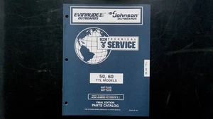 Evinrude Johnson 50 60 TTL Models Parts Catalog 1996 OMC Service - Picture 1 of 2