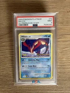 2009 Pokémon Milotic Prerelease STAFF 70/147 PSA 9 - Imagen 1 de 2