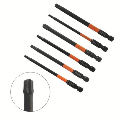 New Screwdriver Bit Hand Tools Alloy Steel Practical-T40 1/4 Hex Shank - Image 1 of 4