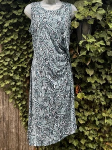 Women’s Blue Michael Kors Paisley Print Shift Dress Size M New With Tags Summer - Picture 1 of 6