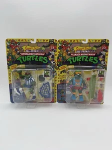 Teenage Mutant Ninja Tutles Sewer Sports All-Stars Skateboard Mike & Soccer Raph - Picture 1 of 5