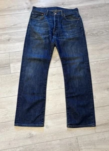 Vintage Levi’s 501 Jeans 90s USA Made Button Fly 32x30 Straight Leg Denim - Bild 1 von 6