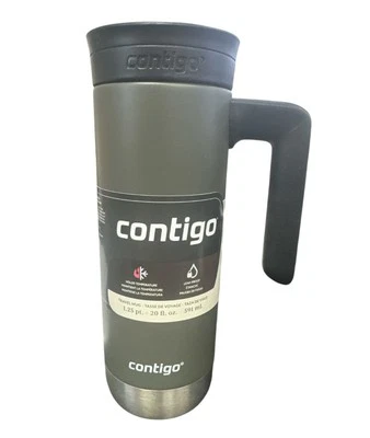 Taza de viaje Contigo SnapSeal 20 oz - gris sake, a prueba de fugas, ¡envío gratuito! Foto 1 de 4