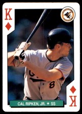 1991 U.S. PLAYING CARD CO. SET BREAK CAL RIPKEN JR. BALTIMORE ORIOLES #K