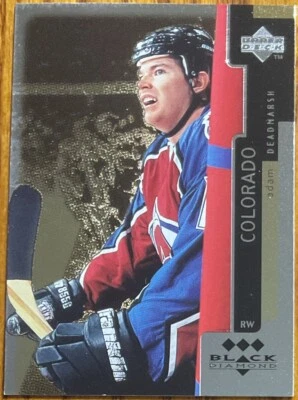 1997-98 Black Diamond Triple Diamond Adam Deadmarsh #75 Colorado Avalanche - Image 1 of 2