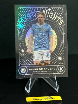 Kevin De Bruyne 2023-24 Topps UEFA Merlin Mystic Nights Manchester City #MN-15 - Imagen 1 de 2