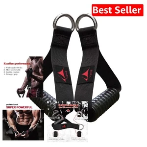 Heavy-Duty Gym Workout Handles - Universal Attachment for Cable Machine & Bands - Picture 1 of 9