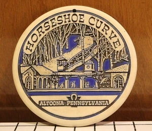 Calentador de pan y pan Altoona PA Horseshoe Curve Heartland Studios de colección - Imagen 1 de 6