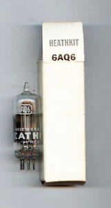 6AQ6 - RCA BY HEATHKIT DOBLE DIODO TRIODO ( ELECTRONIC TUBE ) NOS - Imagen 1 de 1