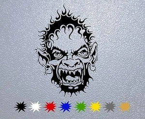 PEGATINA PEGATINA CALCOMANÍA VINILO CARA FEA - Imagen 1 de 2