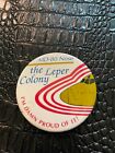 VINTAGE NOS 3" PINBACK #70 - MD-80 NOSE - THE LEPER COLONY - AIRPLANE